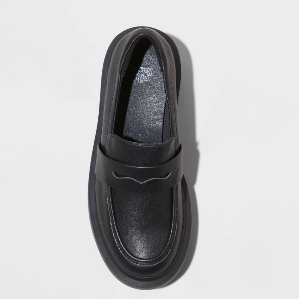 Wild fable Black Lacey Platform Loafer Size 11 - Picture 3 of 7